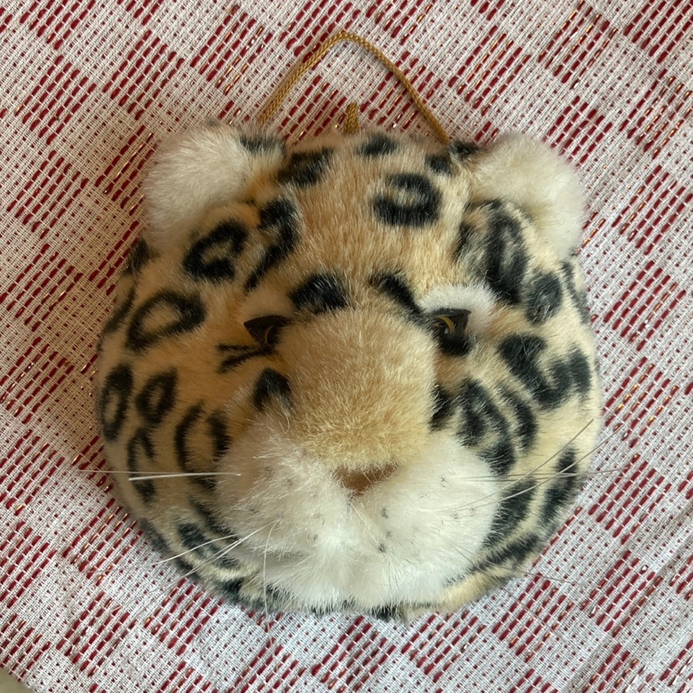 Plush Leopard Wall Decor